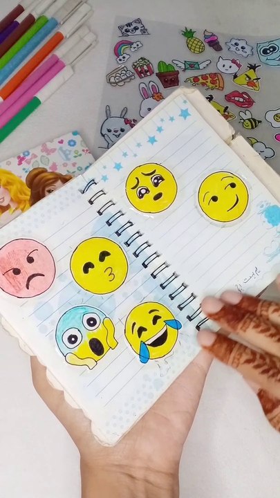 Handmade stickers  #creativefatimaakram #youtubeshorts #shorts #viral