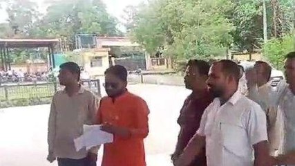 बैतूल: ख़राब फसलों का मुआवजा दिलाने शिवसेना ने सौपा ज्ञापन