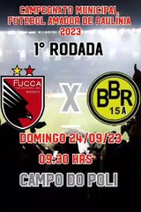 FUCCA X BORUSSIA (A) 1ª RODADA DO CAMPEONATO AMADOR DE PAULÍNIA 2023 1ª DIVISÃO