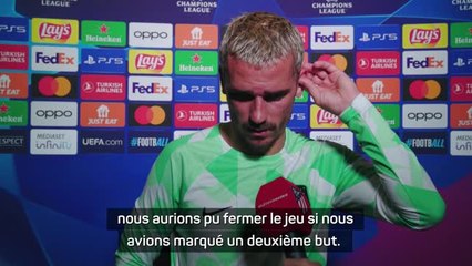 Gr. E - Griezmann : "L'équipe a fait un grand match, c'est dommage"
