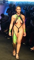 Celina Smith In Slow Motion 4k _ Black Tape Project 2023 _ LA Fashion Week