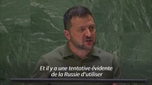 A la tribune de l’ONU, Zelensky accuse la Russie de "génocide"