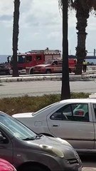Accidente avenida marítima Las Palmas de Gran Canaria