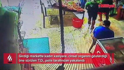 Kamera kayıtları incelendi! Market sapığı yakalandı