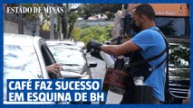 O café que faz sucesso em esquina de BH