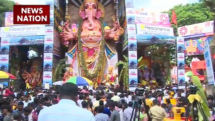 Ganesh Chaturthi : Hyaderabad के Khairtabad में 63 फीट के गणपति स्थापित