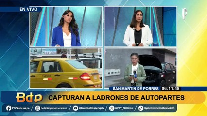 Estado de emergencia en SMP: cae banda de ladrones de autopartes durante la madrugada