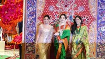 SRK poses with family at Ambani's Ganesh Chaturthi celebrations