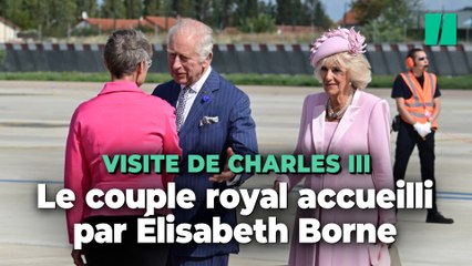 Visite de Charles III en France : le roi et la reine Camilla accueillis à Paris par Élisabeth Borne