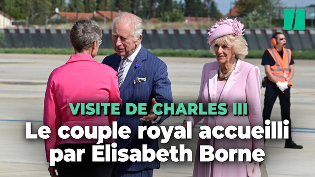 Visite de Charles III en France : le roi et la reine Camilla accueillis à Paris par Élisabeth Borne