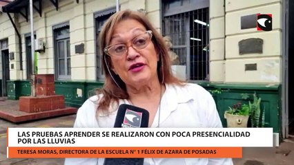 Las pruebas Aprender se realizaron con poca presencialidad por las lluvias