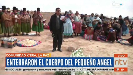 Le dan el último adiós al pequeño Ángel