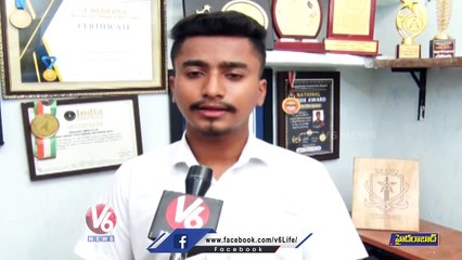 Chalk Art Sampath Creates Yadadri Temple With Chalk Pieces _ V6 News (4)