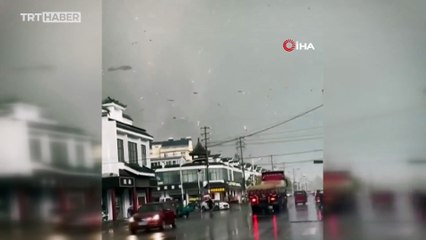 Çin'de hortum felaketi: 5 ölü
