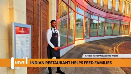 Newcastle headlines 20 September: Indian restaurant helps feed families