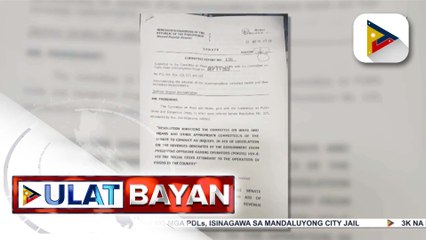 10 senador, pumirma sa committee report kaugnay sa pagpapaalis ng POGO sa bansa