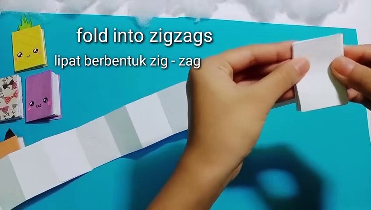 how to make a mini book from paper