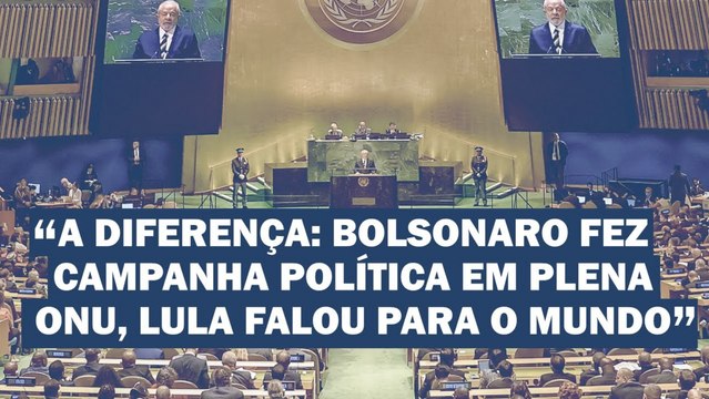 JÁ ESPERÁVAMOS, MAS FOI EMOCIONANTE VER LULA NA ONU APÓS TANTA HISTÓRIA... | Cortes 247