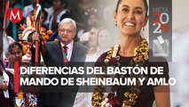 AMLO traspasa el bastón de mando a Claudia Sheinbaum