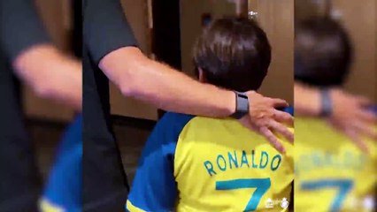 Young Ronaldo fan meets his hero after crying on TV