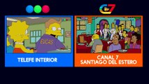 Telefe y Canal 7 de Santiago del Estero - Pase de Los Simpson a Cine: El día que la Tierra se detuvo