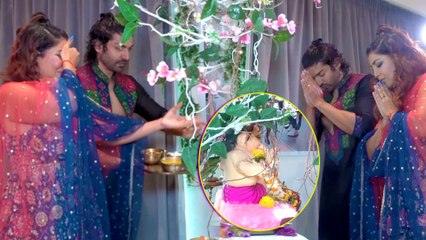 Gurmeet Choudhary और  Debina Bonnerjee ने काफी भव्य तरीके से मनाया Ganapati