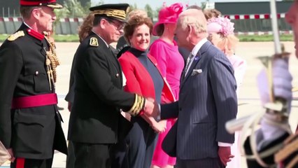 Britain's King Charles lands in Paris for official visit