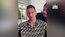 Arjantinli komedyen Migue Granados'dan Messi'ye olay öpücük