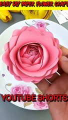 Title: " Create Stunning Paper Flower Crafts  #DIYCrafts"  Description: "Unleash your creativity and learn to make exquisite paper flowers with our easy DIY tutorials. Watch now to transform your space with these affordable and beautiful crafts! ✂️