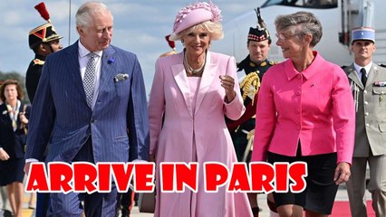 King Charles and Queen Camilla Arrive in Paris for Start of State Visit to France