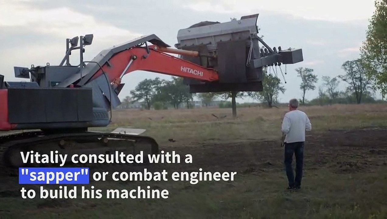 Volunteers lend a hand in Ukraine's battle to clear landmines