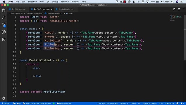 Photo Upload Part 2 - Client (Legacy) - Adding the Profile content component