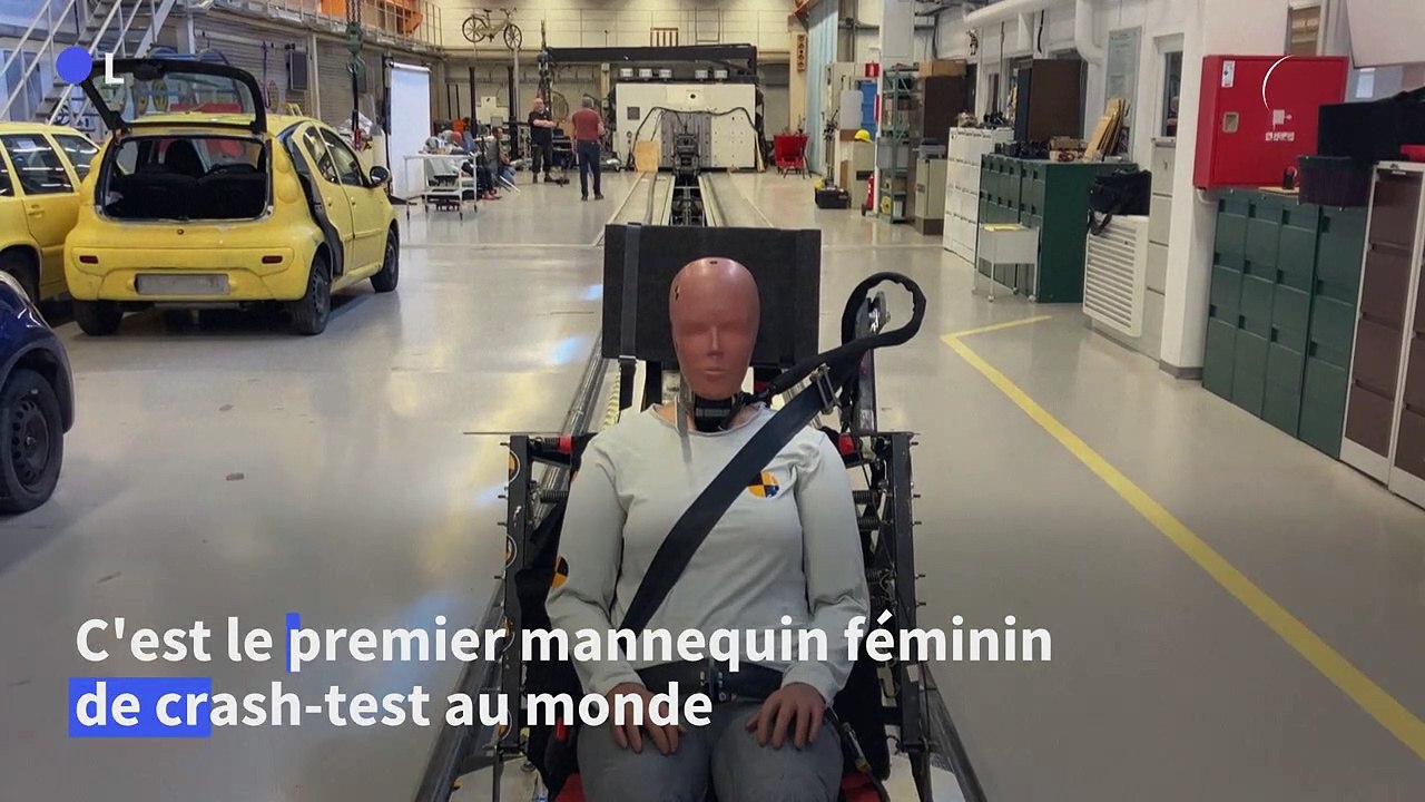 Suède: un "crash test" féminin pour mieux protéger les femmes au volant