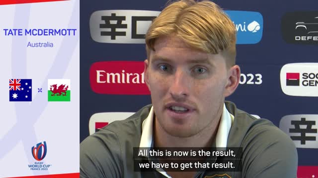 Australia have to get a result against Wales - McDermott
