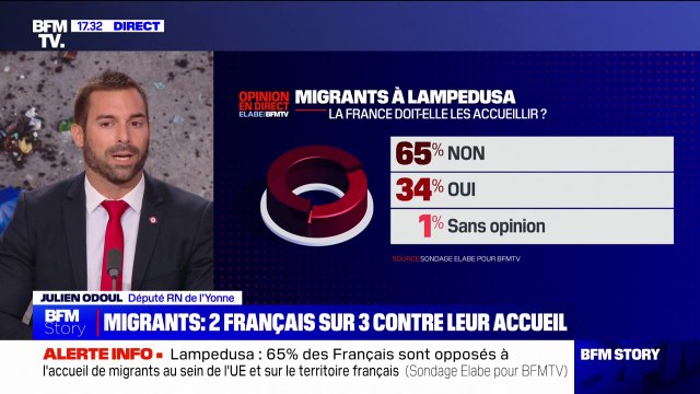 Immigration: Monsieur Darmanin parle comme Marine Le Pen, sauf qu'il agit comme Jean-Luc Mélenchon , pour Julien Odoul (RN)