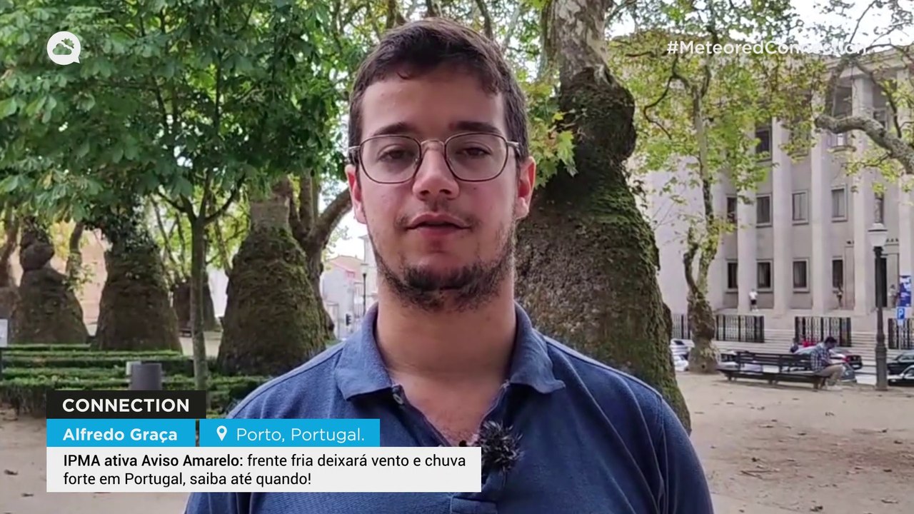 IPMA ativa Aviso Amarelo: frente fria deixará vento e chuva forte em Portugal, saiba até quando!
