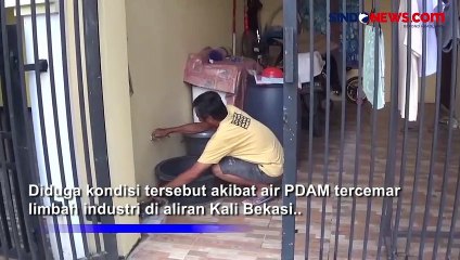 Air PDAM Keruh dan Berbau, Warga: Kali Bekasi Tercemar Limbah Industri