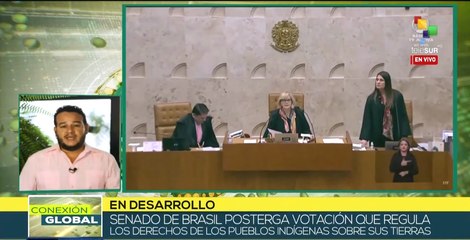 Senado brasileño pospone marco temporal sobre tierras ancestrales