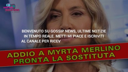 Pomeriggio 5: Myrta Merlino Verso l'Addio... Arriva La Sostituta!