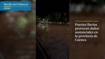 Varias localidades de Cuenca quedan inundadas por las fuertes lluvias