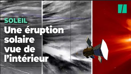 Cette sonde a filmé une éruption solaire de l’intérieur et c’est époustouflant
