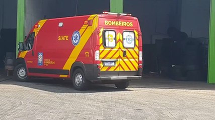 Siate é mobilizado para atender vítima de acidente de trabalho no bairro Pacaembu