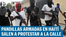 Pandillas protestan contra el Gobierno en Haití