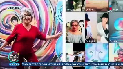 Abuelita comparte su amor a la pintura a través de TikTok