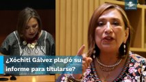 Acusan a Xóchitl Gálvez de plagiar su informe para titularse; ella lo niega