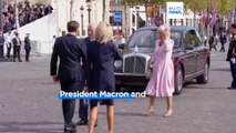 King Charles III and Queen Camilla arrive in Paris for state visit