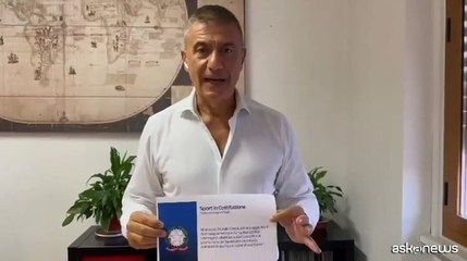 Pecoraro Scanio: "Sport e ambiente in Costituzione, ora adeguare leggi"