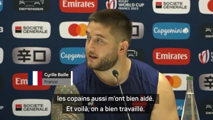 Bleus - Baille : "J'ai eu pas mal de stress"