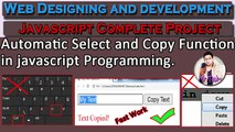 Text Copy Button | Javascript Copy Text to Clipboard | JavaScript Tutorial for Beginners Mr Tech 001