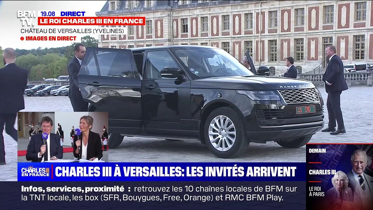 Charlotte Gainsbourg au dîner d'État organisé par Emmanuel Macron le 20 septembre 2023 à Versailles en l'honneur de Charles III et de son épouse, la reine Camilla.